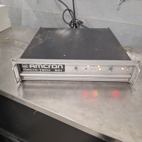 Amcron macro tech 601 - macro-tech,