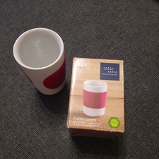 Kahla Touch Coffee Lovers Kaffeebecher aus Porzellan 0.35 L Magenta Neu Ovp.