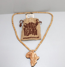 Wood Fellas Halskette Afrika / Weizen 10286, NEU