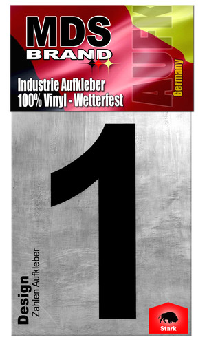 Zahlen aufkleber 20cm - zahlen,