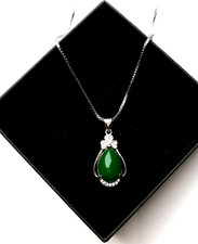 Damen Halskette  glaskristall Liebe Schmuck Geschenk