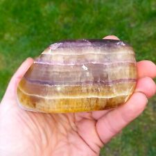 SUPERBIG one Gelb Violett Fluorit 1,0Kg Regenbogenfluorit Kreativität A Fluorite