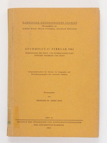 Sturmflut februar 1962 - sturmflut,