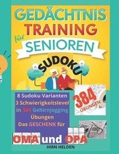 Gedächtnistraining für Senioren SUDOKU: 8 Sudoku Vari... | Buch | Zustand sehr gut