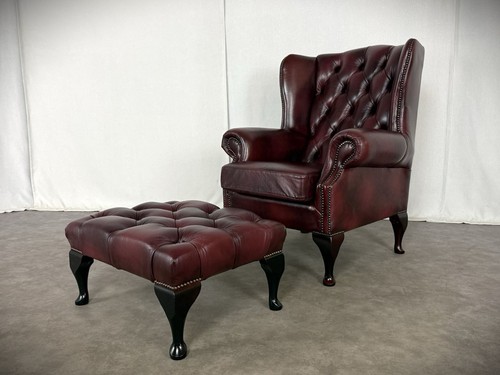 Chesterfield ledersessel mit - ledersessel,