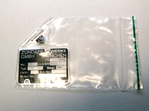 Motor typenschild passend für - passend,