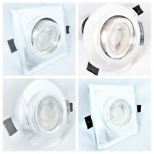 Glas einbaustrahler Eckig und