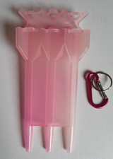 Darttasche Dartbox Tasche Case Etui Mäppchen für ca. 14cm lange Darts - rosa