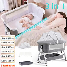 3 in 1 Beistellbett Babywiege Reisebett höhenverstellbar Kinderbett Babybett DHL