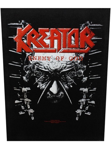 Kreator back patch enemy - enemy, of