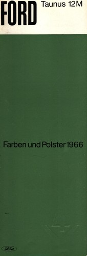 Prospekt ford taunus 12m - prospekt,