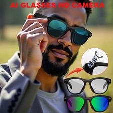 Smart Brille AI Bluetooth HD Kamera Musik Übersetzung Anruf Chat-GPT Kopfhörer