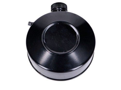 Tank stahl schwarz mit deckel - schwarz,