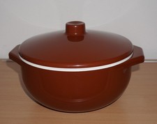 Thermoschüssel / Thermotopf / Warmhaltetopf mit Glasschale und Deckel