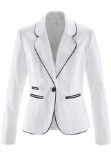 Neu Blazer Gr. 46 Weiß
