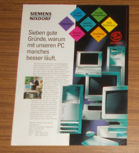 Seltene werbung siemens - werbung,