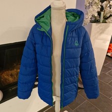 UNITED COLOURS OF BENETTON Winterjacke Jacke blau/grün Gr. 10-12 Jahre (152/158)