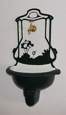 Antik Style Alu Bassena Wand Brunnen Wandbrunnen Jugendstil mit Kran FOU-5WG