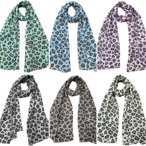 Leopard damen schal edles - leopard,