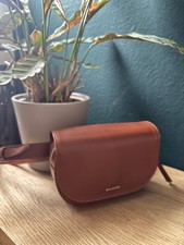 Braune Leder Gürteltasche der