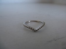 Sterling Silber Perlen V Form