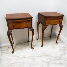 Paar antike Nachttische aus