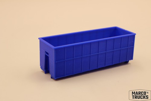 Abrollmulde druck blau - 3d-druck,