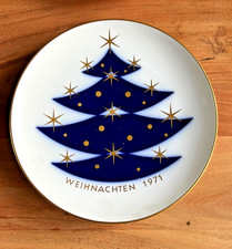 Weihnachtsteller von KPM 1971