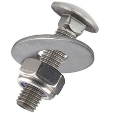 M10 Schloßschrauben Edelstahl