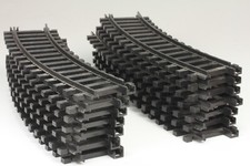 Spur G 14x gebogenes Gleis ähnlich New Ray  Gartenbahn Kunststoff Schmutz/Kratz