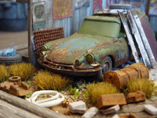 Citroen DS 19 Break Bj.1962 - Scheunenfund Diorama im Maßstab 1:43