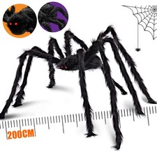 Halloween Spinnen Riesen Spinne 200CM Riesenspinne Fake Spinne Plüsch Spinne NEU
