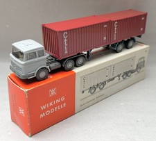 WIKING H0 524 Meredes 2223 Container - Zug CTI in OVP