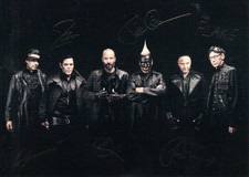 RAMMSTEIN Autogramm Karte (1 Stück) signiert BEHIND THE SCENES OF THE WORLD