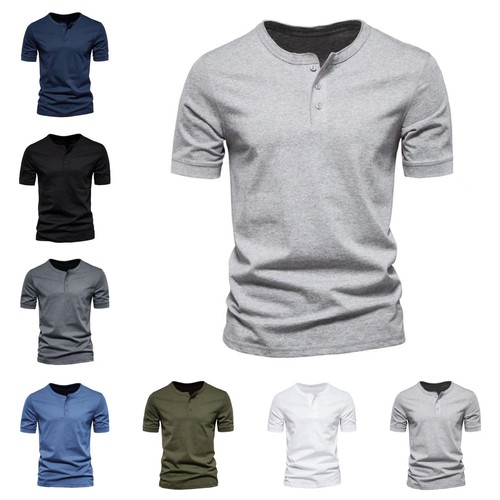 Herren henley shirt mit - herren, t-shirt