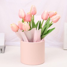 Runde Blumen Geschenkschachtel