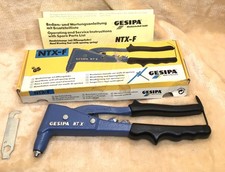 GESIPA Blindniet-Handzange NTX-F L.260mm 2,4-5mm mit Feder Nietzange Zange