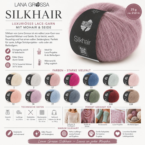 Lana grossa silkhair uni - grossa, uni-25