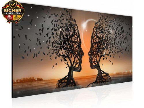 Wandbild liebespaar teilig - wandbild,