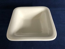 FELDA RHÖN - SCHALE - PORZELLAN - WEIß - THÜRINGEN - 16x16x5CM - ORI - 2. WK #2