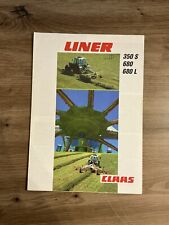 Orig. CLAAS Schwader Liner Prospekt Brochure FENDT Traktor Schlepper Bulldog C4