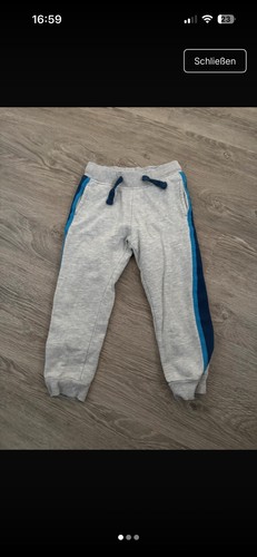 Jogginghose 104 grau - gr., 104,