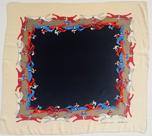 Seltener vintage seidentuch - seltener,
