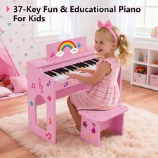 Pink 37Key Kids Digital Piano