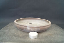 Bonsai Schale Tokoname Deiju S304 gebraucht unglasiert rund handgemacht