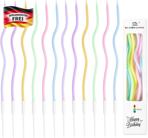 Bunte tortenkerzen set - tortenkerzen,