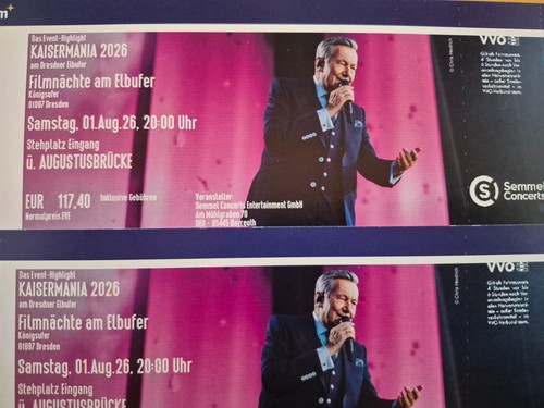 Tickets karten roland kaiser - tickets,