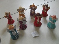Weihnachtsdeko, 8 Engel, Weihnachtsengel, Glockenengel, 8teilig, Sammlung, neu