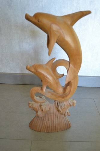 Delfin delphin holzschnitzerei - delphin,