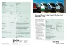 Siemens data sheet of '04, Desiro Classic DMU Diesel-Mechanical Multiple Unit